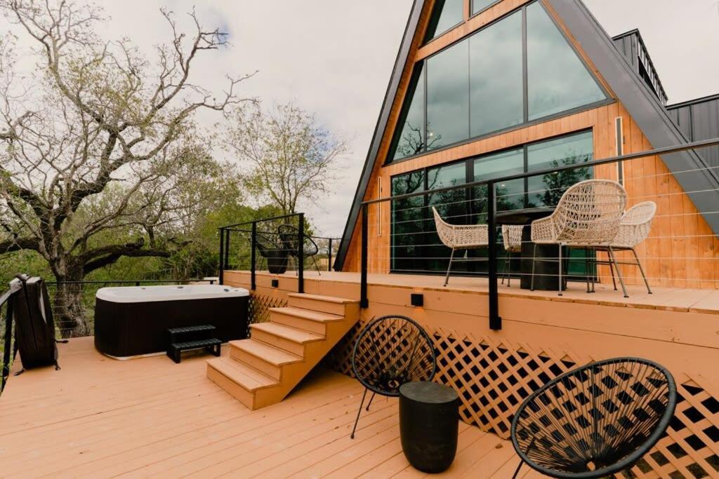 The Pedernales A-Frame Villa Fredericksburg Esterno foto